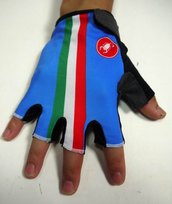 Handschoenen Castelli 2015 Striscia blauw